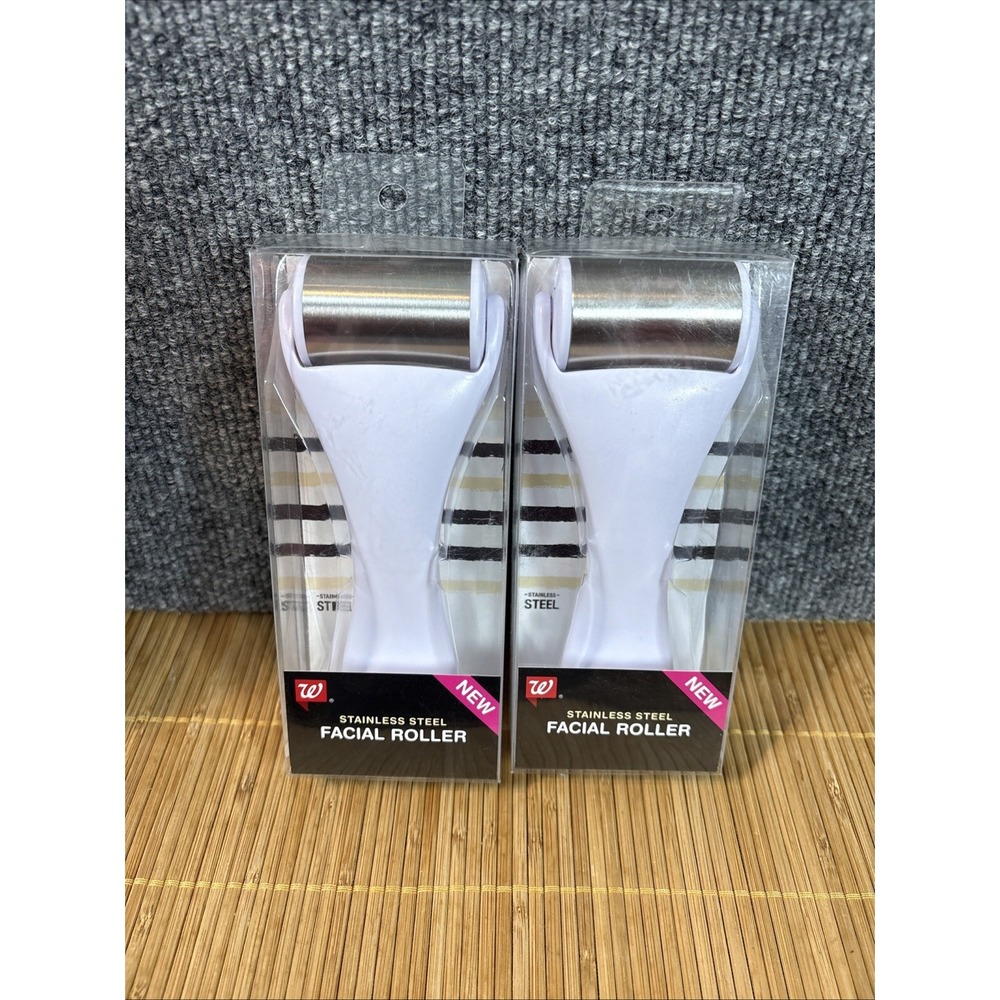 2-Walgreens Beauty Stainless Steel Facial Roller
